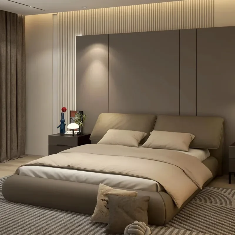 

Modern Bedroom Bed Double European Sun Beauty Multifunctional Bed Luxury Wooden Lit De Chambre A Coucher Bedroom Furniture