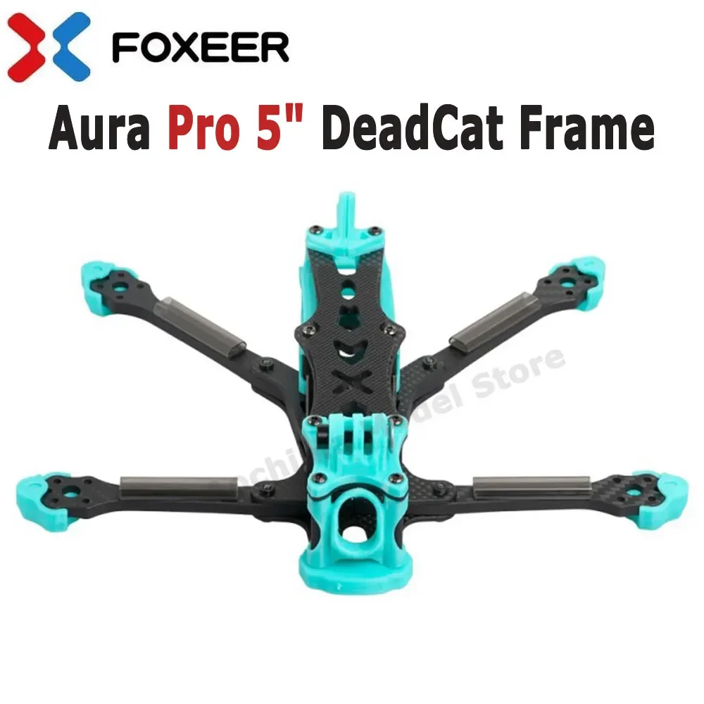 

Карбоновая рамка Foxeer Aura Pro 5 "DeadCat FPV 235 мм Toray T700 с шелковым покрытием для FPV Freestyle, аналоговый Дрон DJI Vista HDZERO