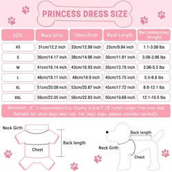 Vestido para perros y gatos pequeños floral - Primavera Verano