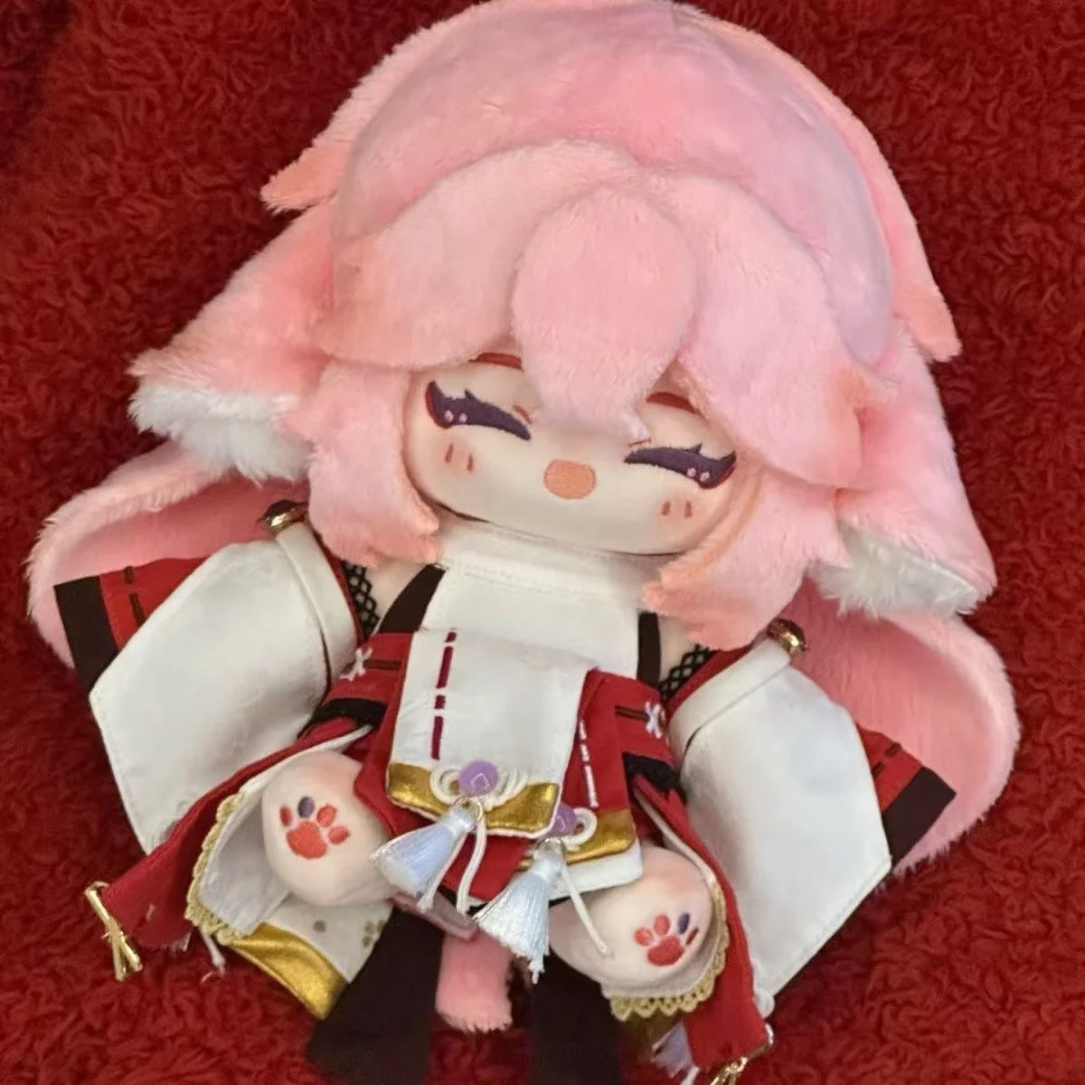 

Game peripherals Genshin Impact-Yae Miko Stuffed 20cm cotton doll Cute dress up Plush toys for adults /children to collect gifts