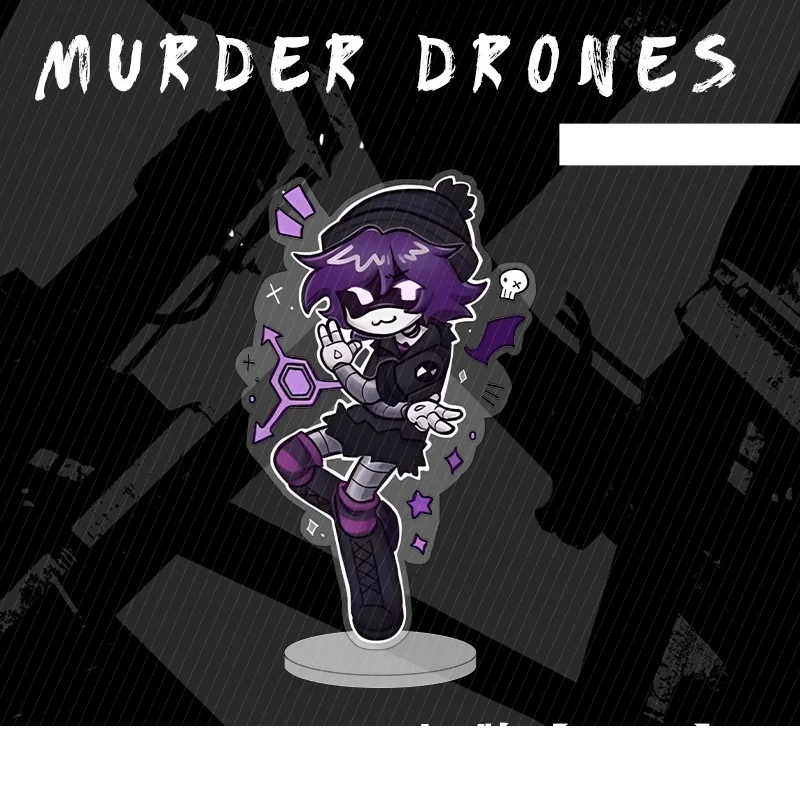 Murder Drones Season1 Uzi Doorman Absolute Solver Cyn Doll Mini Acrylic Stand Desktop Ornament Friends Christmas Gifts