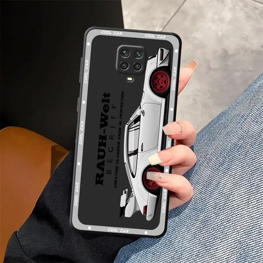 Case for Xiaomi Redmi Note 10S 11 13 12 Pro Plus 10 9 8 Pro 9s 12S 11S Soft Back Phone Cover JDM Tokyo Drift Sports Car COOL