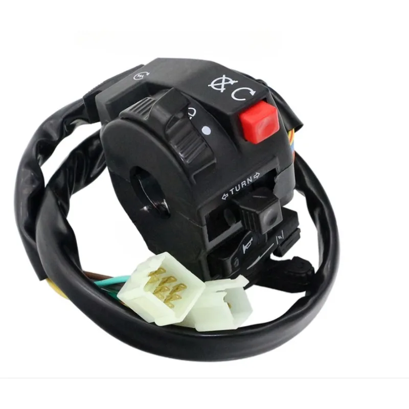 Motorcycle Electric Start Switch Horn Turn Signals Indicator Switch Far Near Light Button For ATV  Etc image 5