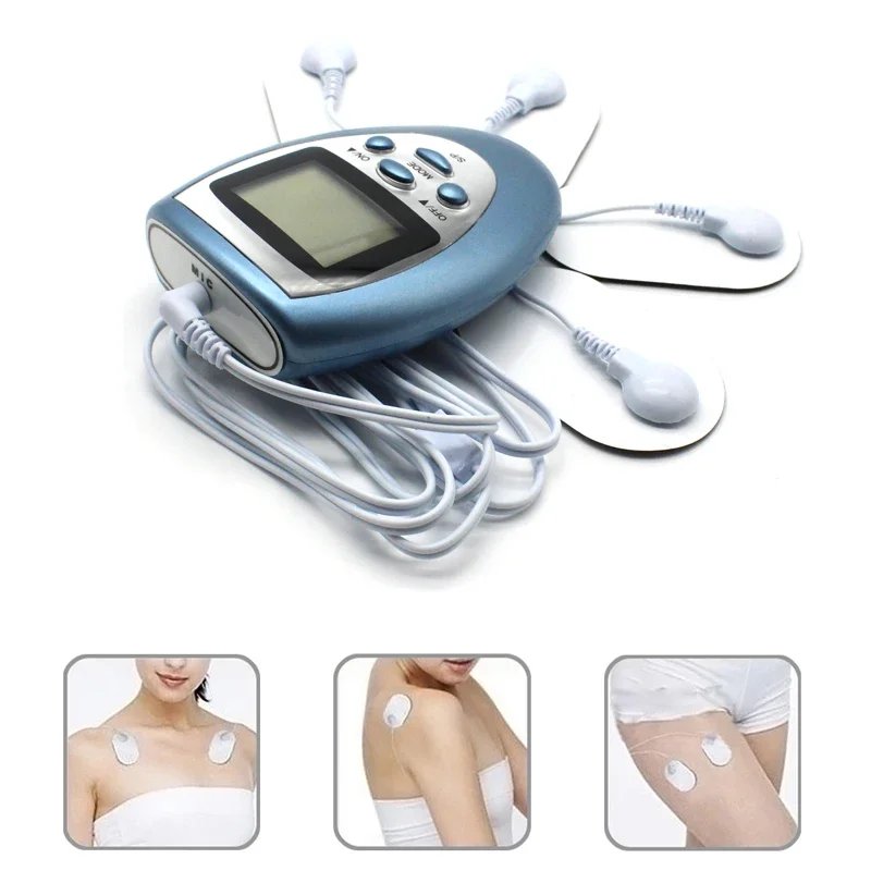 Electrical Stimulator Full Body Neck Back Relax Muscle Therapy Massager LCD Screen Pulse Tens Acupuncture Electric Body Massager