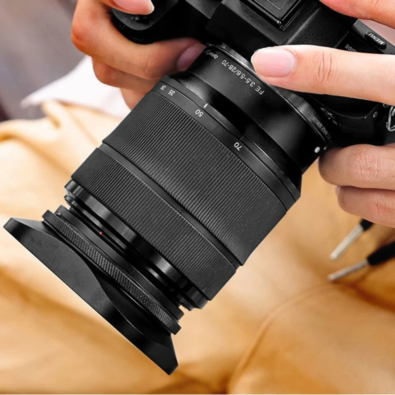 Квадратная бленда Essential 62 мм, подходит для уменьшения рассеянного света и защиты объектива для любительской съемки