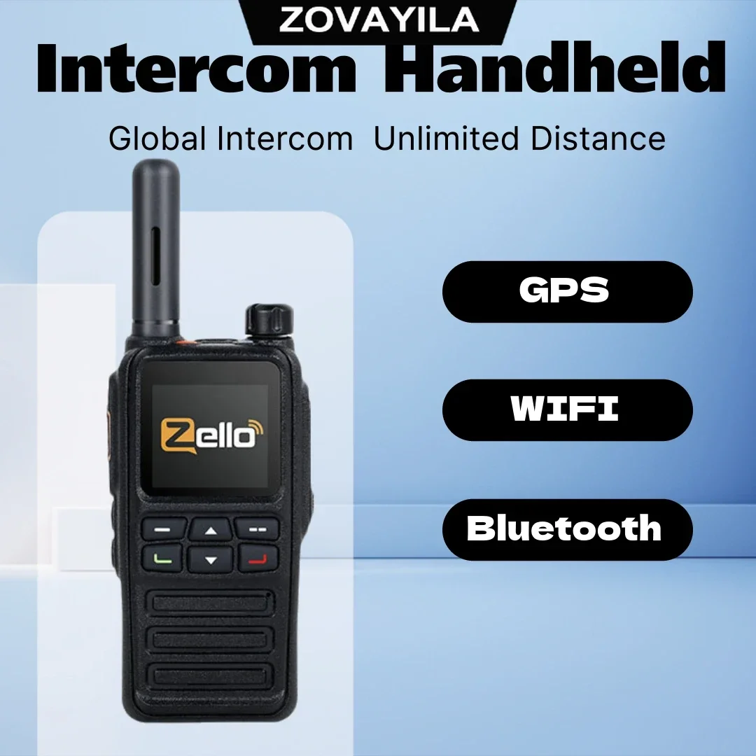 

4G public network intercom Zello platform handheld 5000 kilometer card insertion for foreign trade Real PTT platform intercom