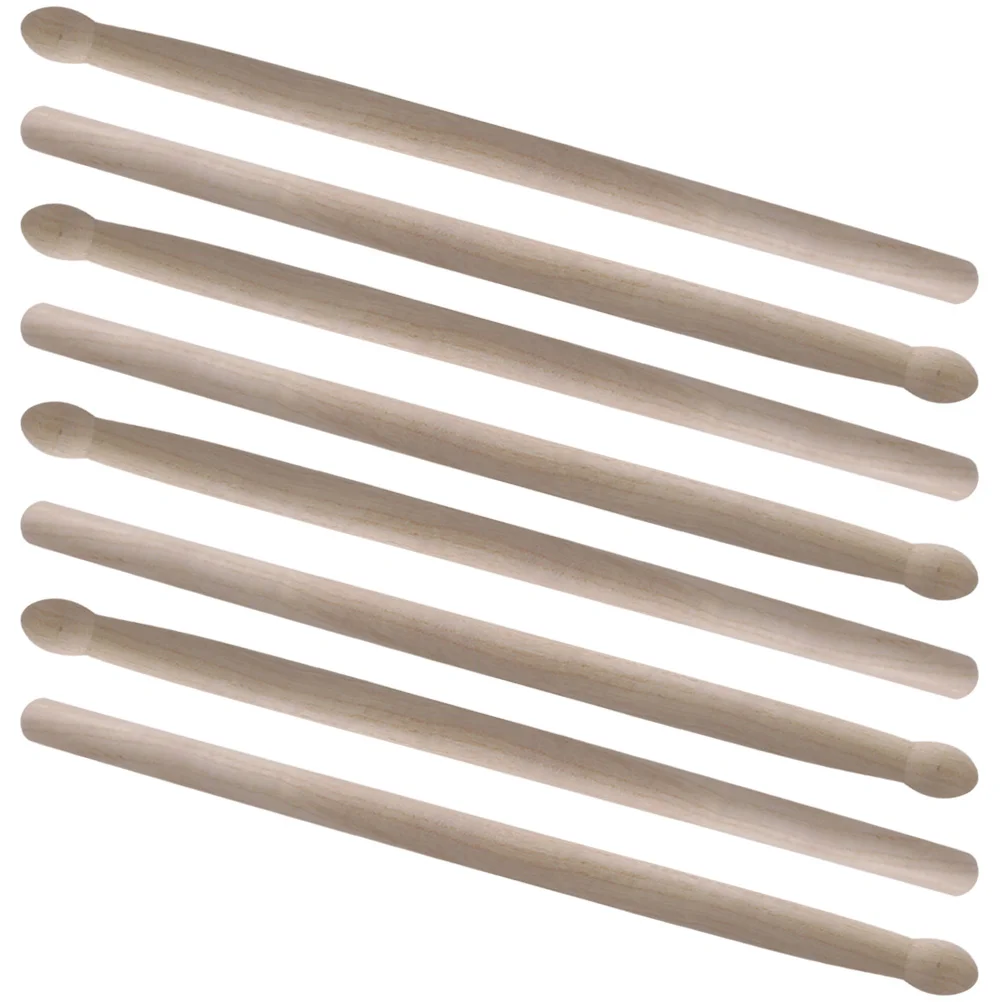 

4 Pairs Snare Stick Drumming Accessories Waist Drumsticks Universal Music Instrument Parts Wood Mallets Replacement