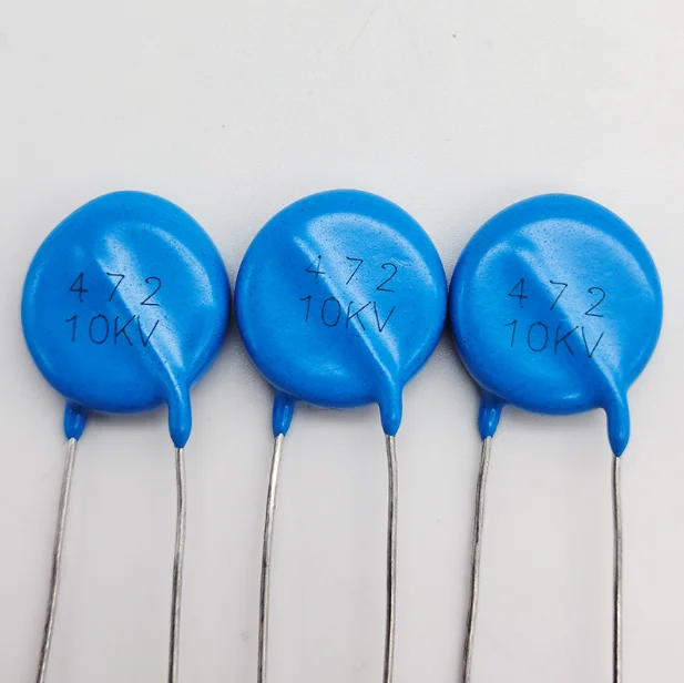 Imagem -05 - Blue Ceramic Chip Capacitor Fonte de Alimentação de Alta Tensão Cerâmica de Alta Frequência 10kv 472k 4700pf 10 Pcs