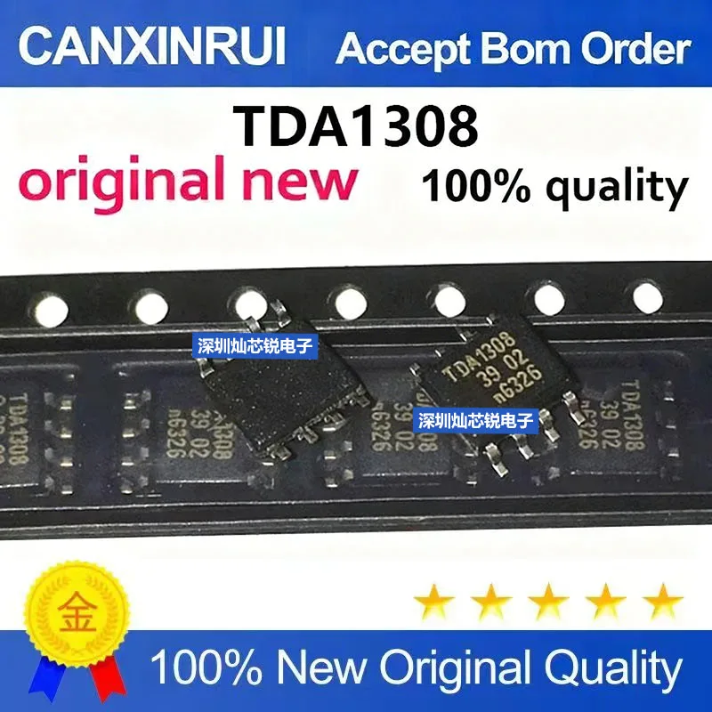 (5-100pieces)Brand New Original TDA1308 TDA1308T N2 SMD SOP8 Audio Amplifier IC