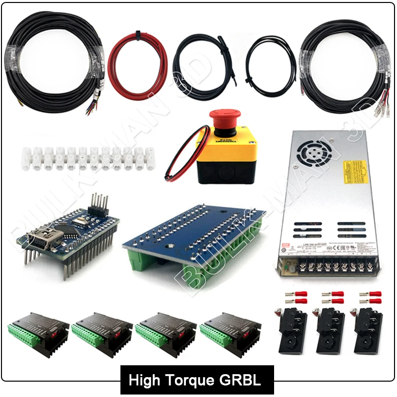 Imagem -03 - Diferença de Opções de Controlador Cnc de Xpro v5 Alto Torque Grbl Maker Shield Grbl Uc300 Nvum Stb5100 Ddcs V3.1