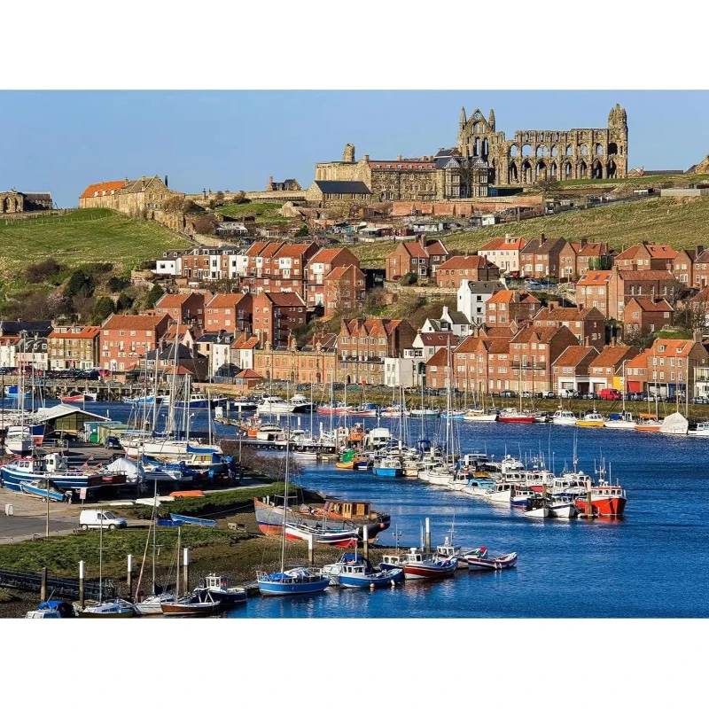

500 1000 Pieces Jigsaw Puzzle Famous European Harbor Town Architecture Vintage Art Adults Children Challenge Toys Birthday Gifts