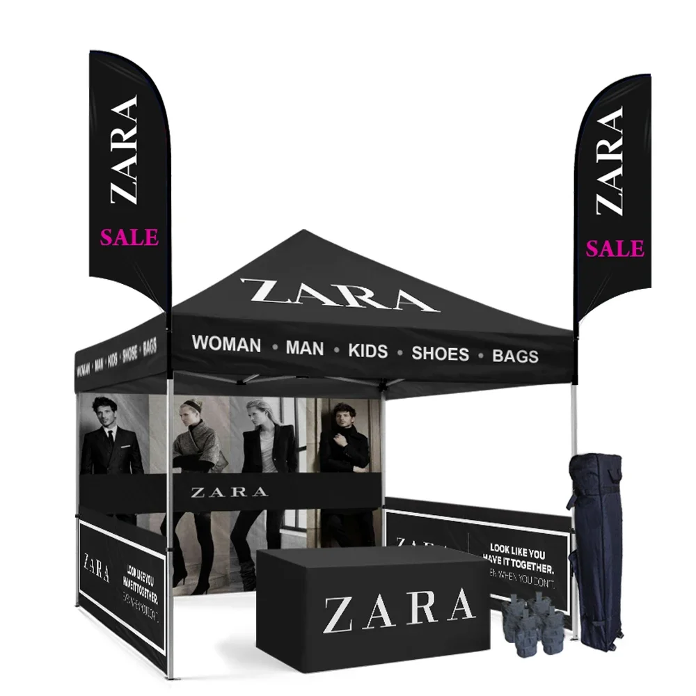 10X10 custom steel canopy tent advertising pop-up tent