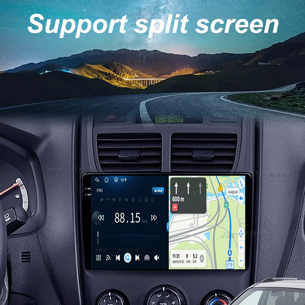 Android 16 Car Radio For Kia Sportage 2 2007 - 2009 Multimedia Video Player Navigation stereo GPS No 2din 2 din dvd