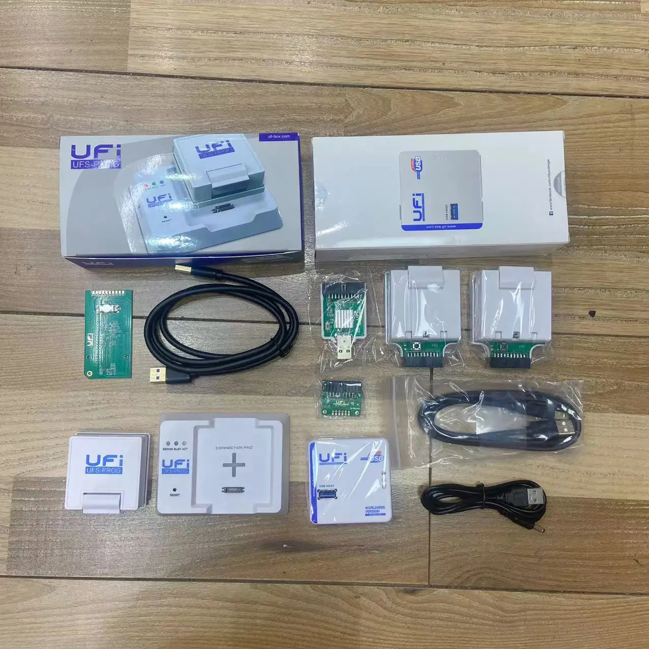 Original UFI Box and UFS Adaptor Full Set UFI Box /UFi UFS-Prog / UFS 2 in 1 Socket UFI Box Full Set