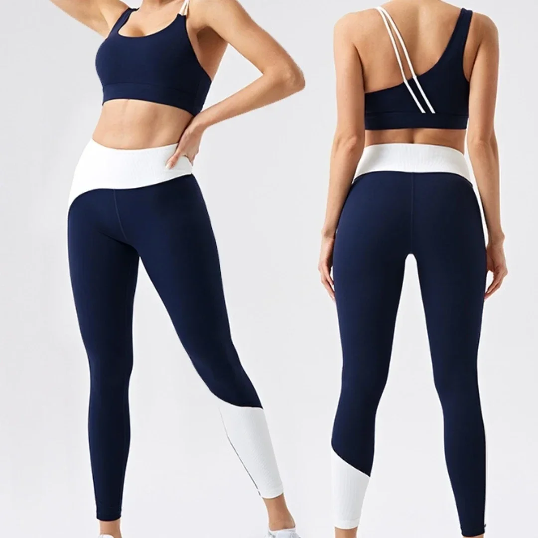 

Бесшовный Комплект Для Йоги Женский спортивный жилет защита окружающей среды открытый костюм для бега фитнеса комплект одежды для тренировок