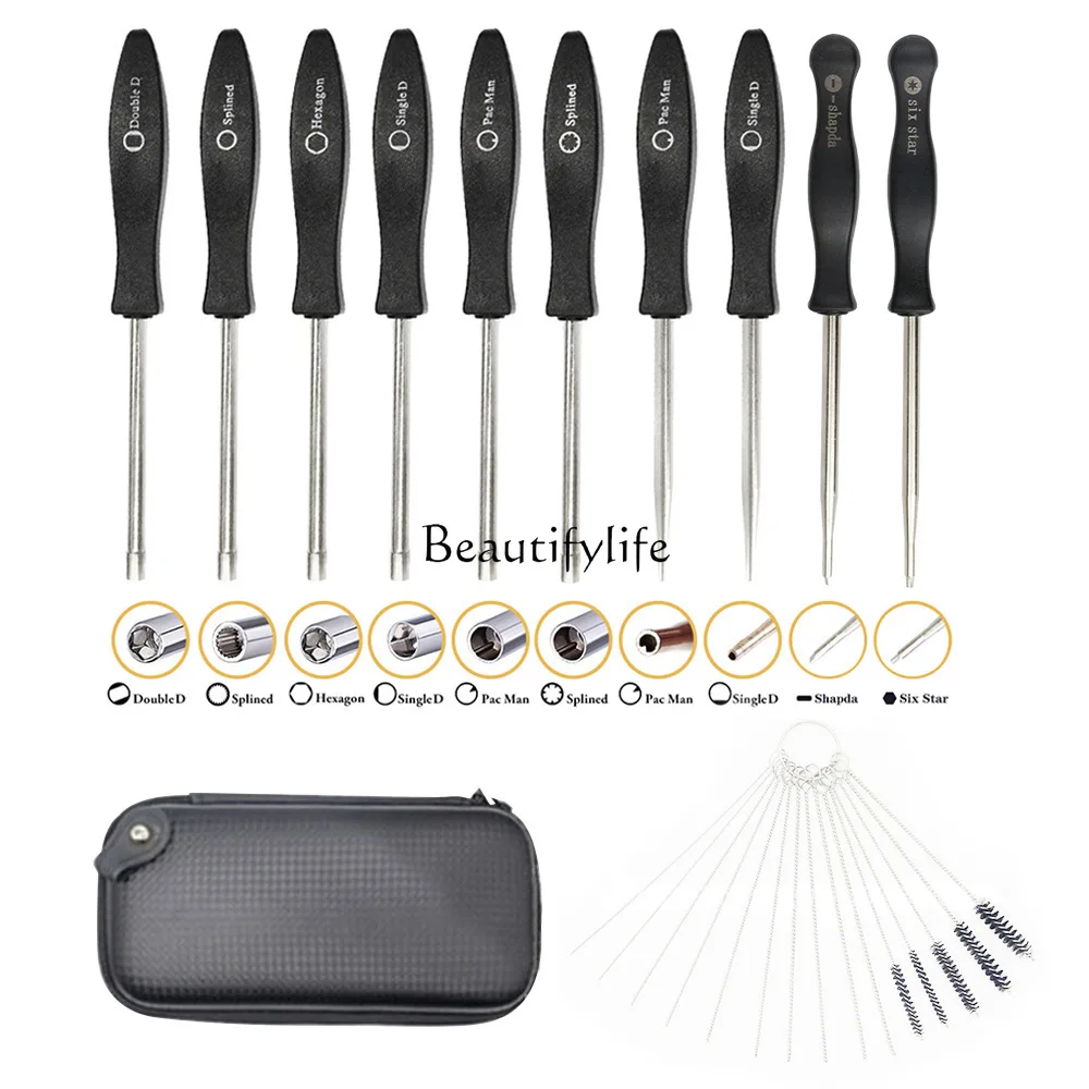 

Motorcycle special screwdriver ten-piece cleaning brush fifteen-piece maintenance tool