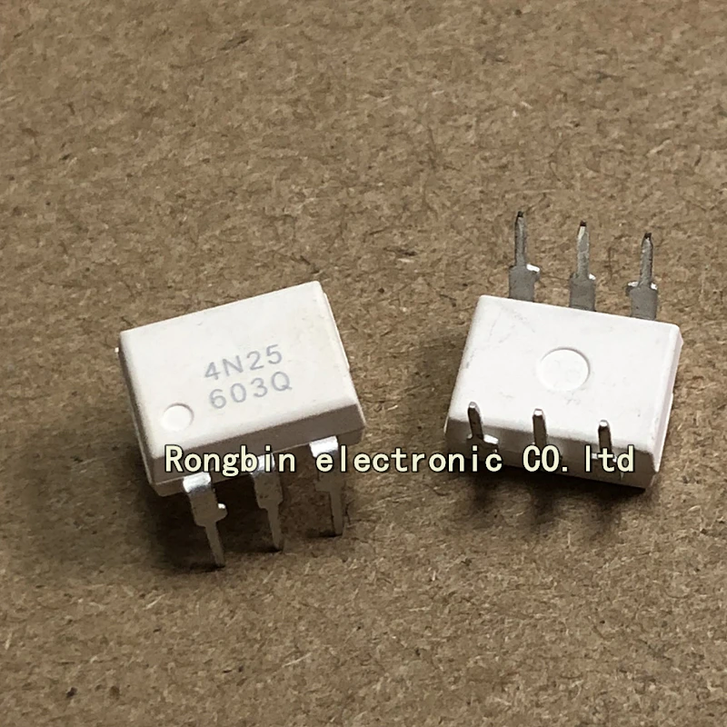 10Pcs Nieuwe 4N25 DIP6 4N25M Direct Inbrengen, Transistor Output Drive Optocoupler