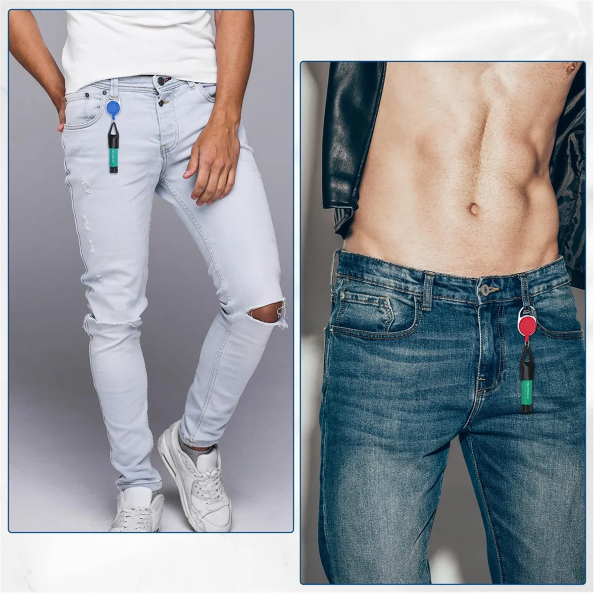 28 шт. выдвижной брелок-держатель зажигалки разных цветов, брелки для зажигалки с одним зажимом для зажигалки