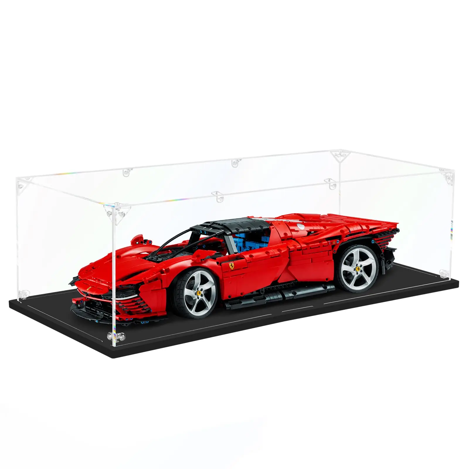 1:10 Scale Car Model, 56*26*18 cm, Transparent Acrylic Display Case, Dustproof, Storage Box, Tabletop Display Box.