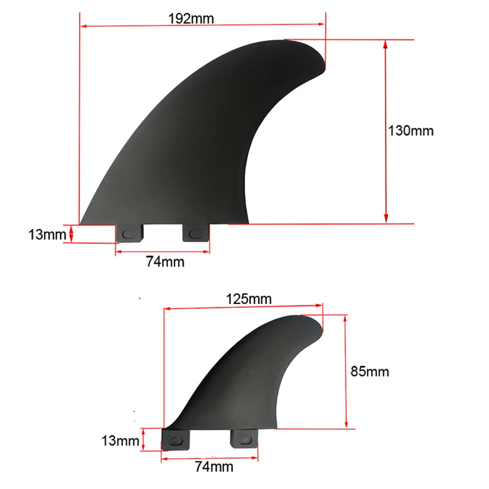 Palmes de quille pour FCS2, haute performance, FiViolet Core, planche de surf, ensemble d'onglets touristes, 138-150mm, accessoires de sports nautiques, 3 pièces