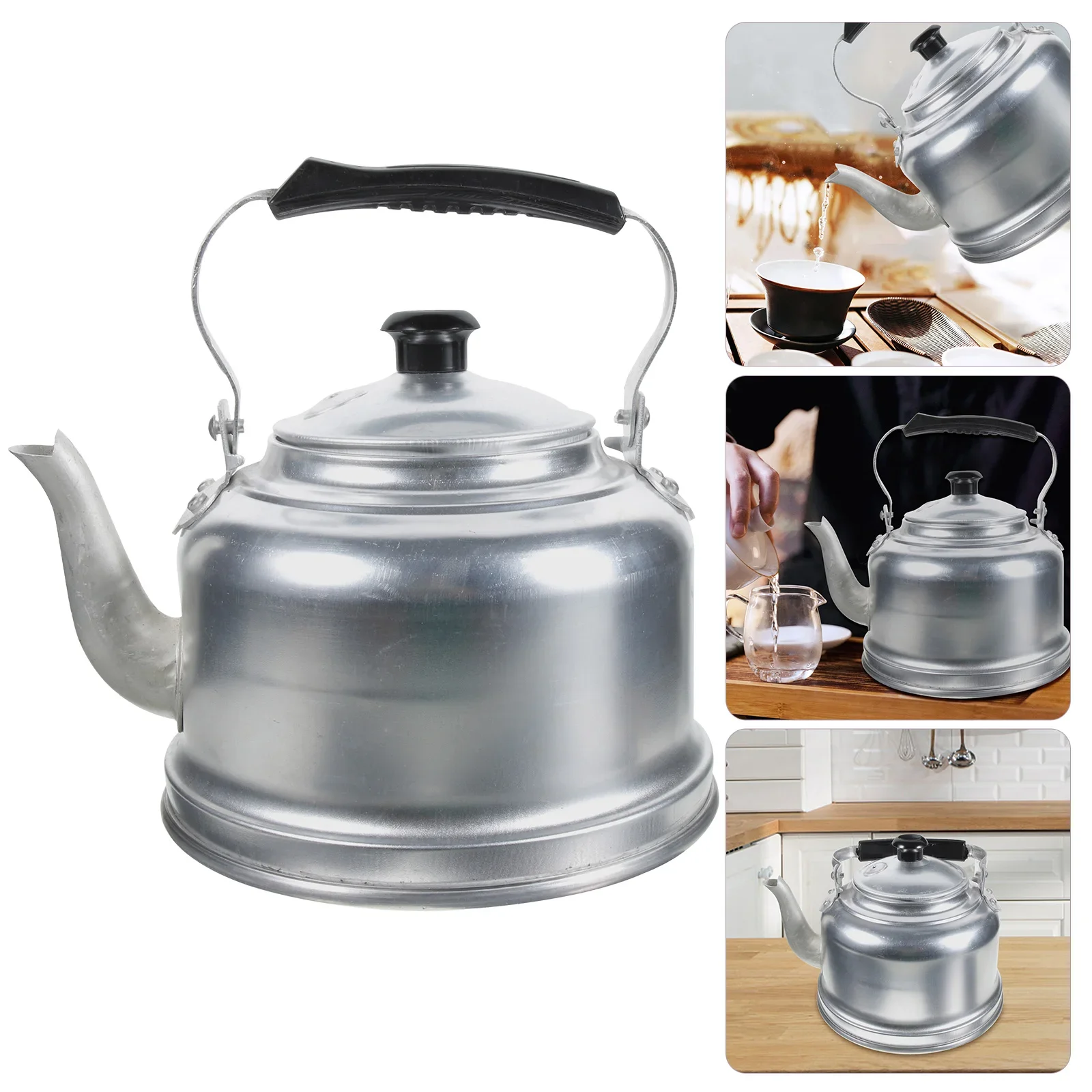 Household wear-resistant teapot aluminum coffee kettle, daily use, water boiling, handheld stove top