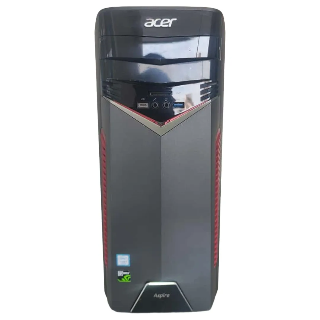 سطح المكتب ACER GAMER GX-783 CORE I7 7700 SSD 512 جيجابايت 4 جيجابايت رام NVIDIA GEFORCE GTX 1060 6 جيجابايت VRAM - WIN11 PRO - MT #3