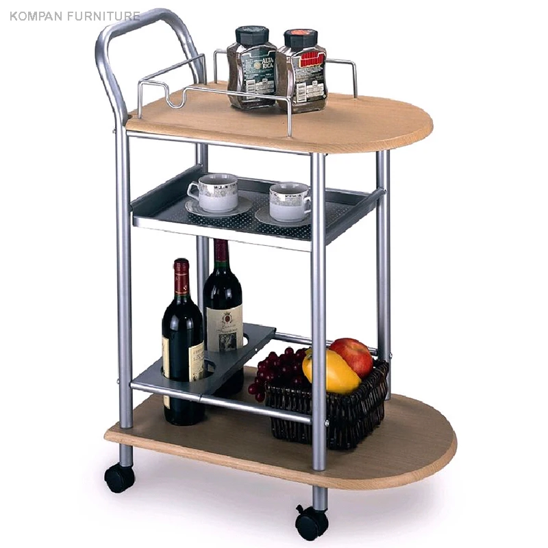

Wholesale Dining Room Hotel Mobile Kitchen Food Storage Island Cart of Wheels Dining Furniture Cart