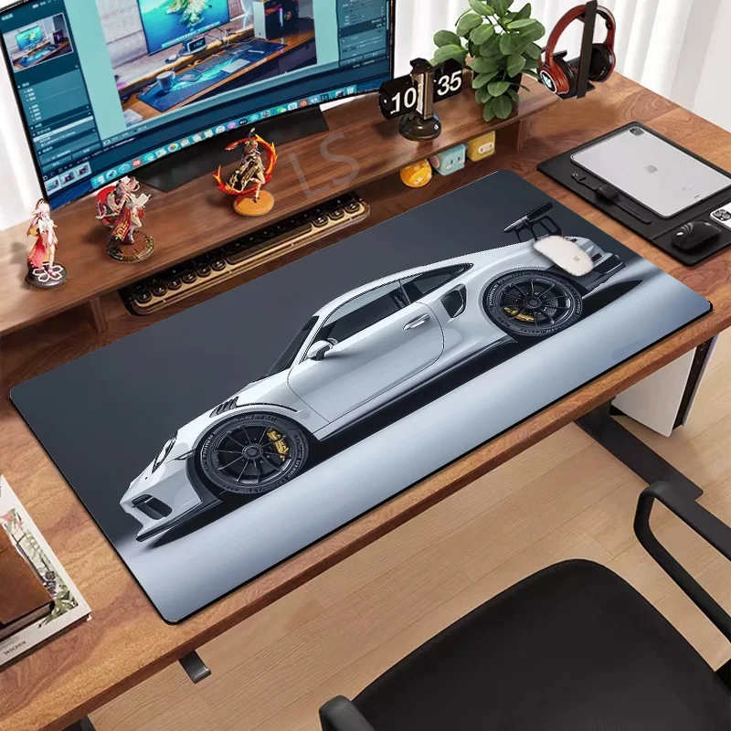 

Sports Car Gaming Mouse pad Desk Mat Rubber Base Non-Slip Durable Office PC Accessory for Gamer Gift for Large Mousepad for Desk