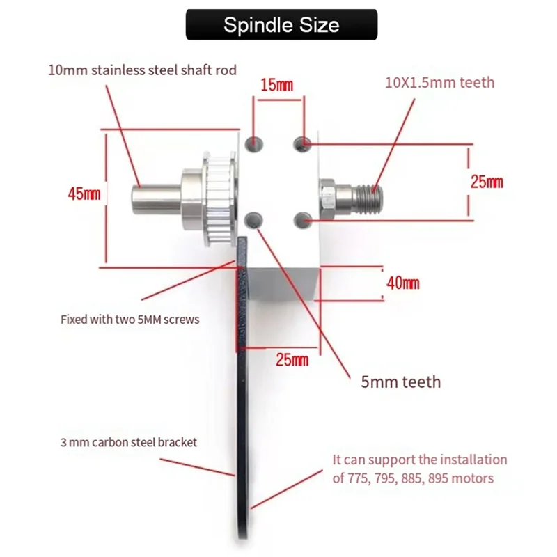 HHTL منشار طاولة صغير المغزل لتقوم بها بنفسك النجارة قطع المغزل تحمل مقعد لمنشار الطاولة المنزل المنشار تحمل كتلة #6