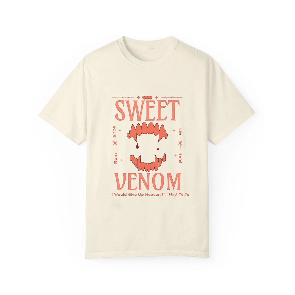 Sweet Venom Kpop Shirt Vintage Vampire Tee Romance Untold Inspired T-shirt Fan Gift Summer Women's High Quality Cotton T-shirt