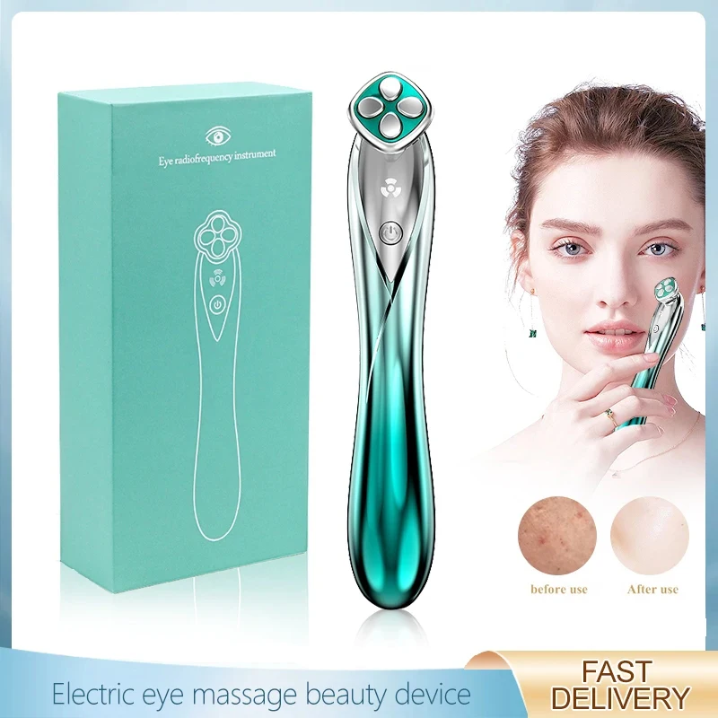 Eye Massage Device Skin Firming Microcurrent Removing Wrinkles and Fine Lines Revitalizing and Anti Aging Beauty Instrument