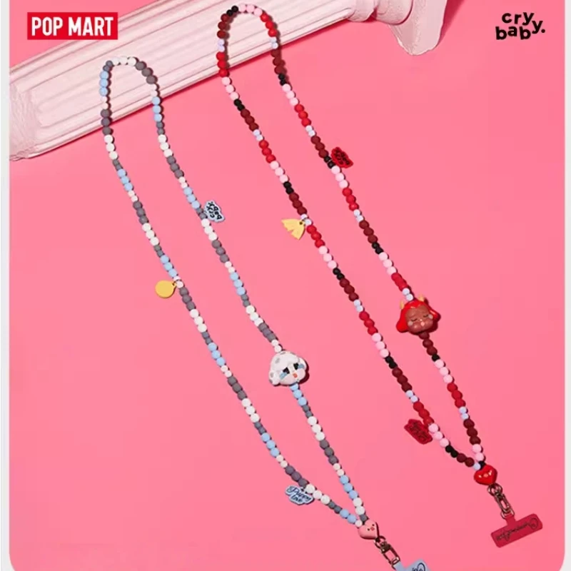 

Official Authentic Pop Mart Crybaby Crying For Love Tears Mobile Phone Long Lanyard Blind Box Cute Girl Christmas Birthday Gifts