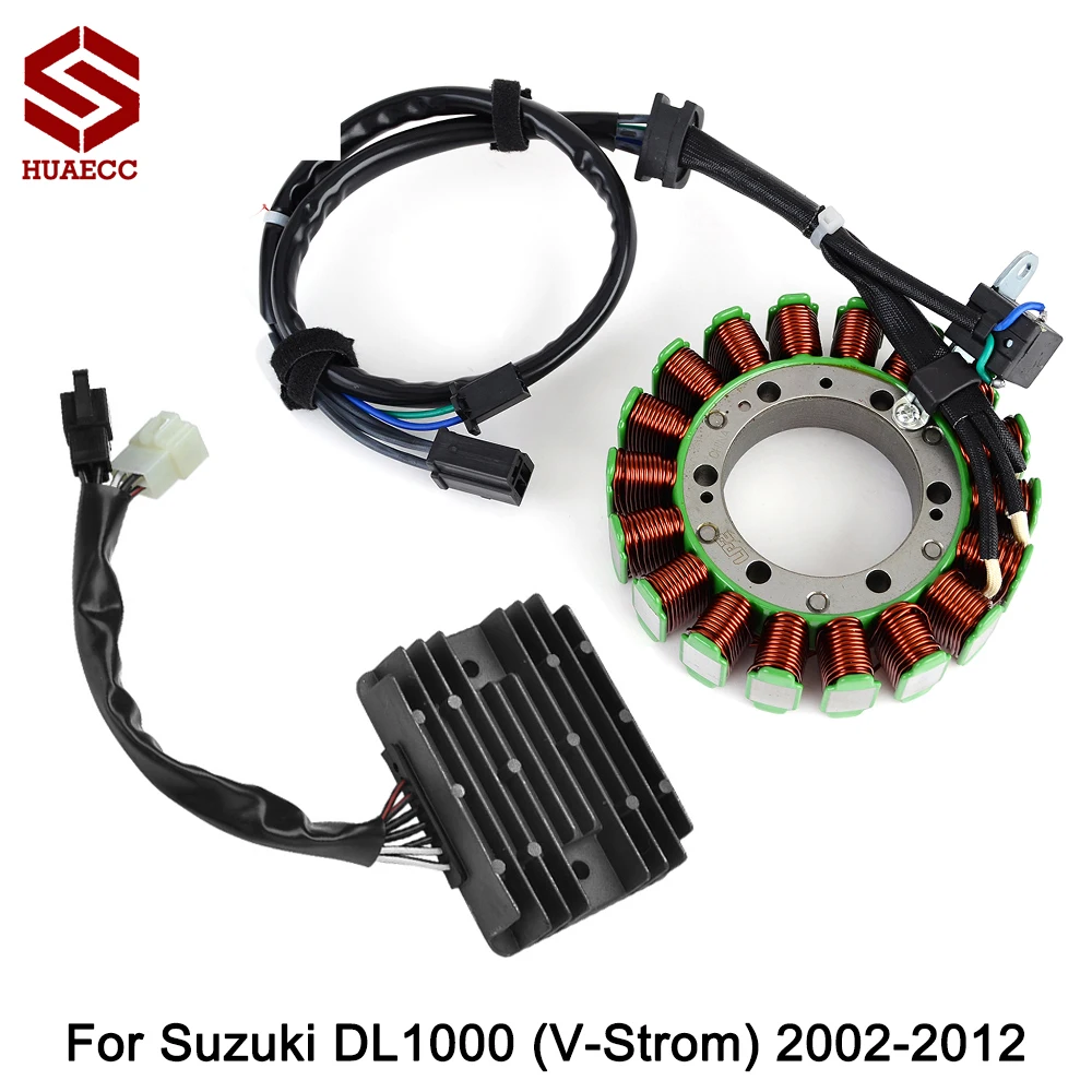 

Generator Stator Coil Voltage Regulator Rectifier Kit for Suzuki DL1000 V-Strom DL 1000 V strom 2002-2012