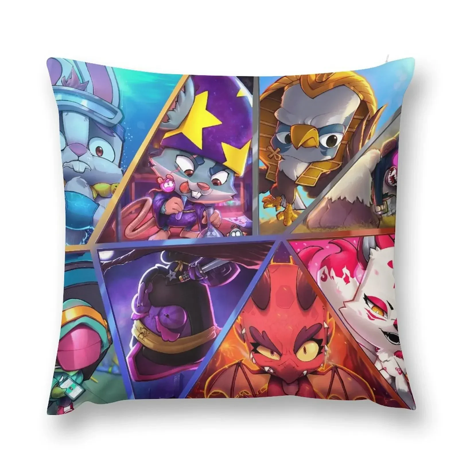 Legendary Zooba Characters Throw Pillow Sofa Cushion Pillowcase Cushion ornamental pillows Room decorating items pillow