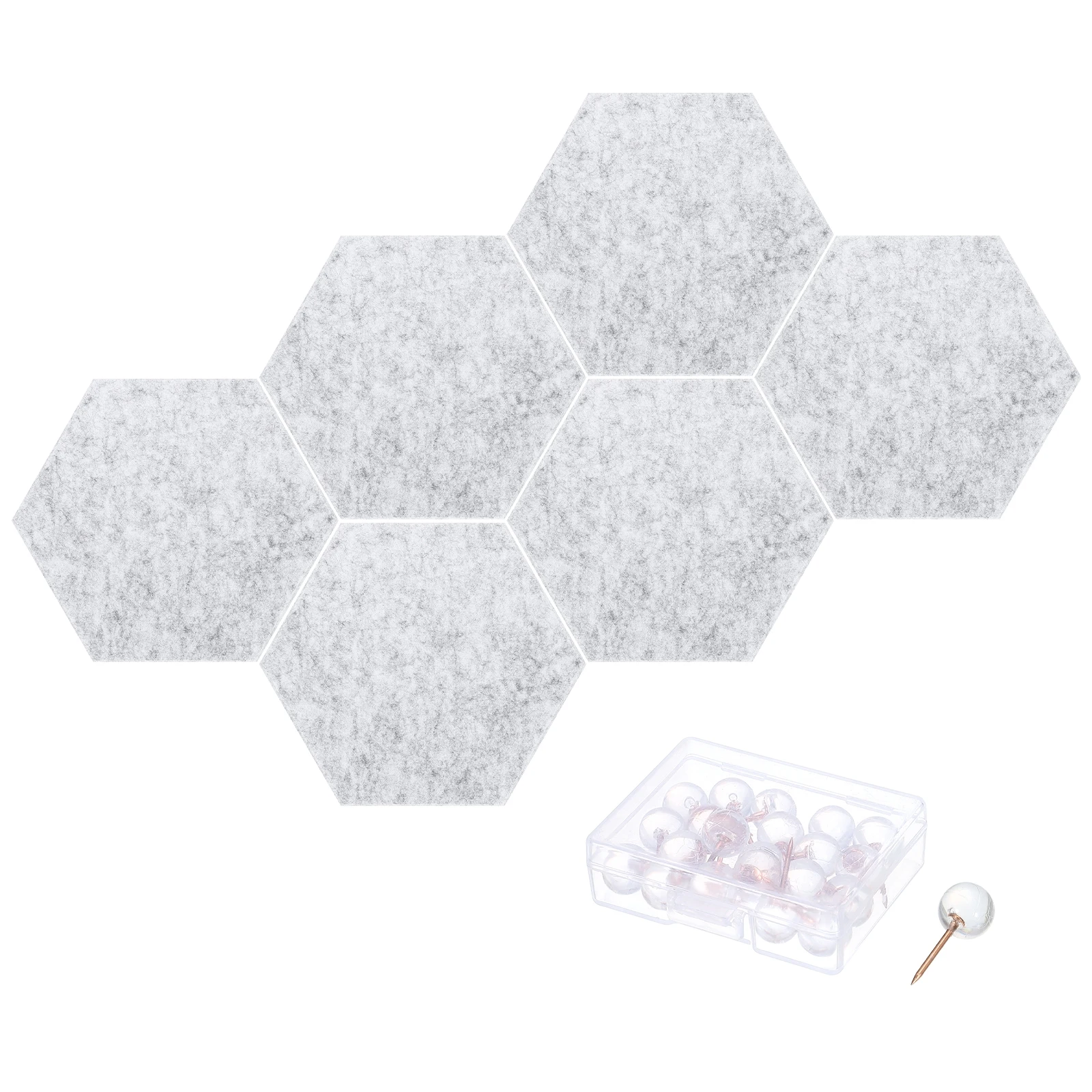 

6 шт. 12 "x 10" фетровая доска объявлений самоклеящаяся шестиугольная фетровая плитка для звукоизоляционных настенных панелей для студии звукозаписи домашнего офиса