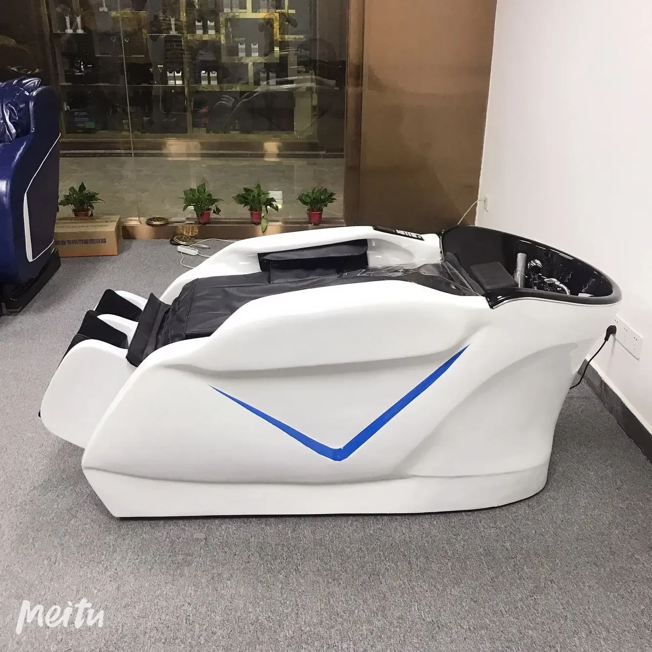 

02Barber shop high-end shampoo bed automatic multi-function intelligent special high-end massage shampoo bed