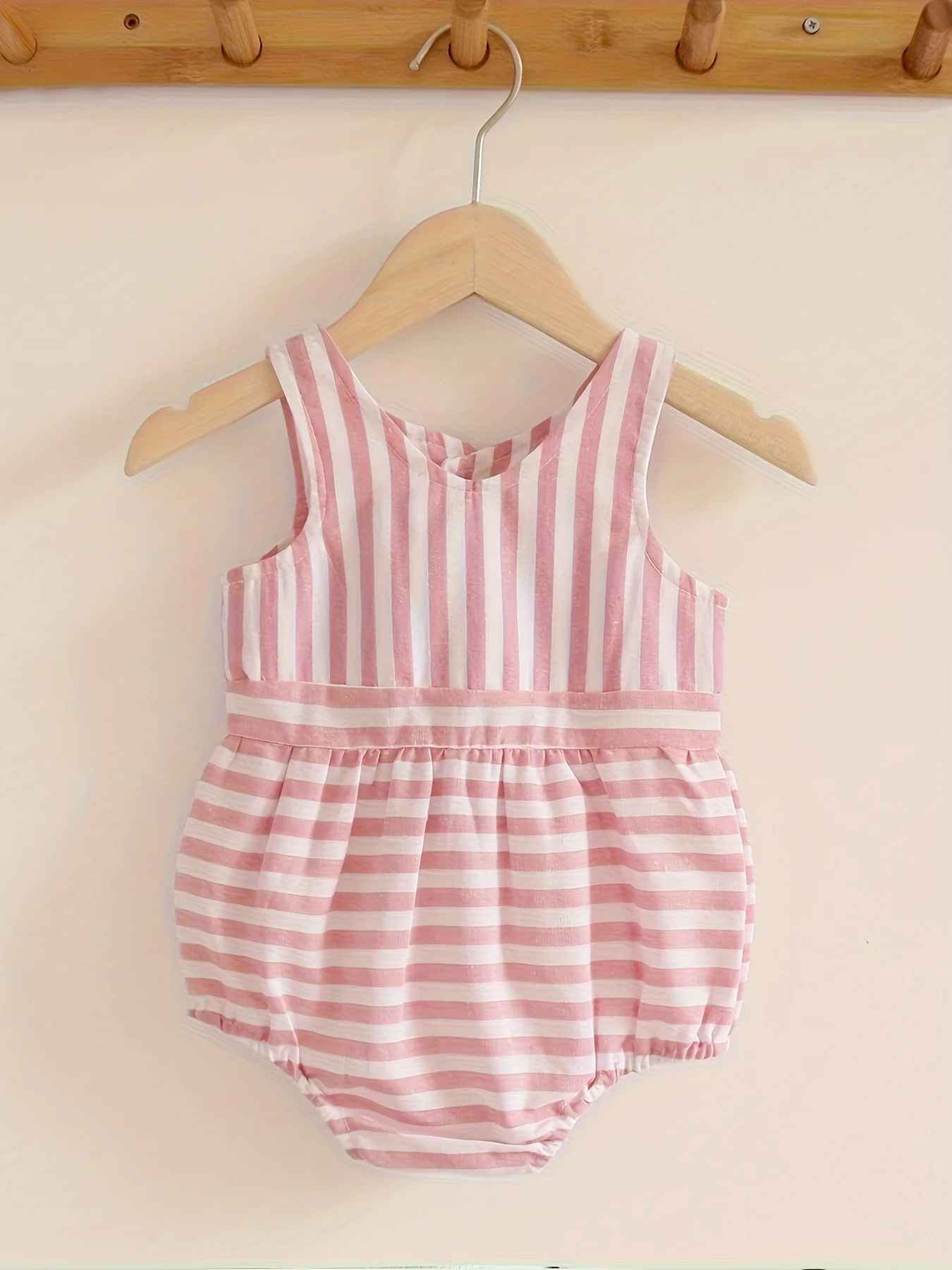 Summer New Stripe Baby Girl Romper Sleeveless Onesie Infant Clothing Comfortable Soft Fabric Baby Clothes