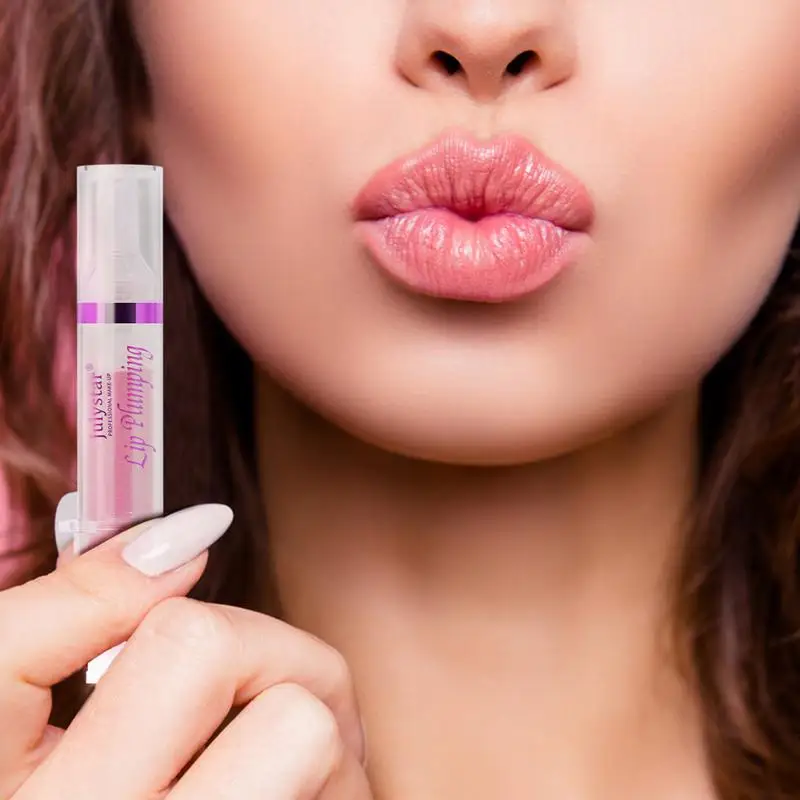 

5ml Lip Gloss Plumping Pretty & Plump Lip Plumping Gloss Moisturizing Lip Oil Long Lasting Lip Care For Women Girls Thin Lip