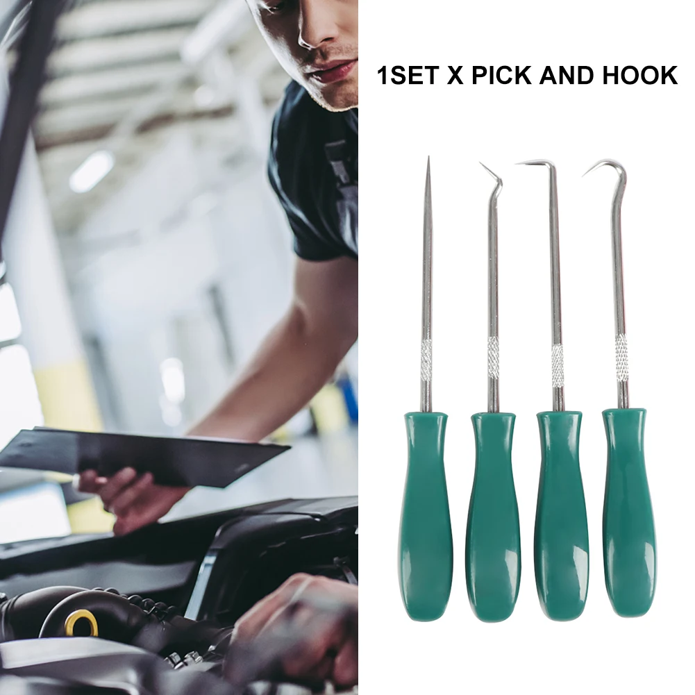 4Pcs 135/165/240 mm Car Auto Vehicle Oil Seal Screwdrivers Set O-Ring Seal Gasket Puller Pick Tools 130 mm Long