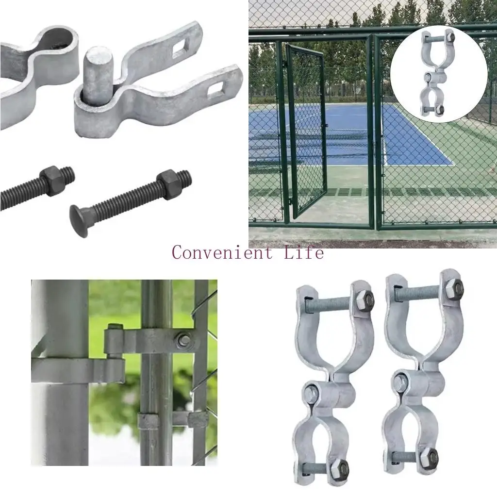 l1ee-galvanized-round-post-chain-link-gate-hinge-set-2-piece-hardware