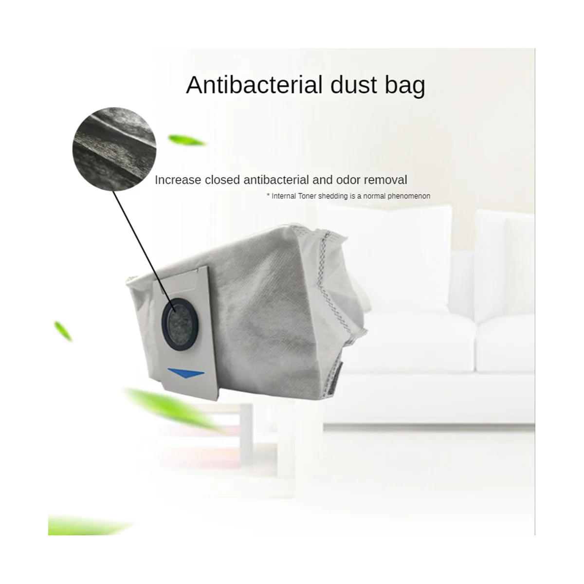 23PCS Main Side Brush Dust Bag Mop Cloth for Deebot T20/T20MAX/T20PRO/X1 OMNI/T10 Omni/Turbo Vacuum Cleaner