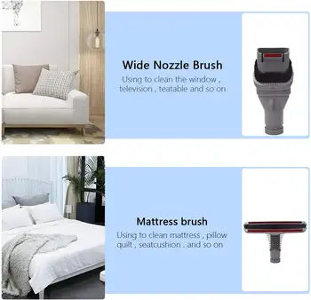 Náhradní nástavce Sada nástrojů pro Dyson V6 DC35 DC30 DC34 DC44 DC58 DC 59 Nástavce Domácí čisticí nástroje Kartáč 10 nejlepší prodej limpiacristales dyson - №1