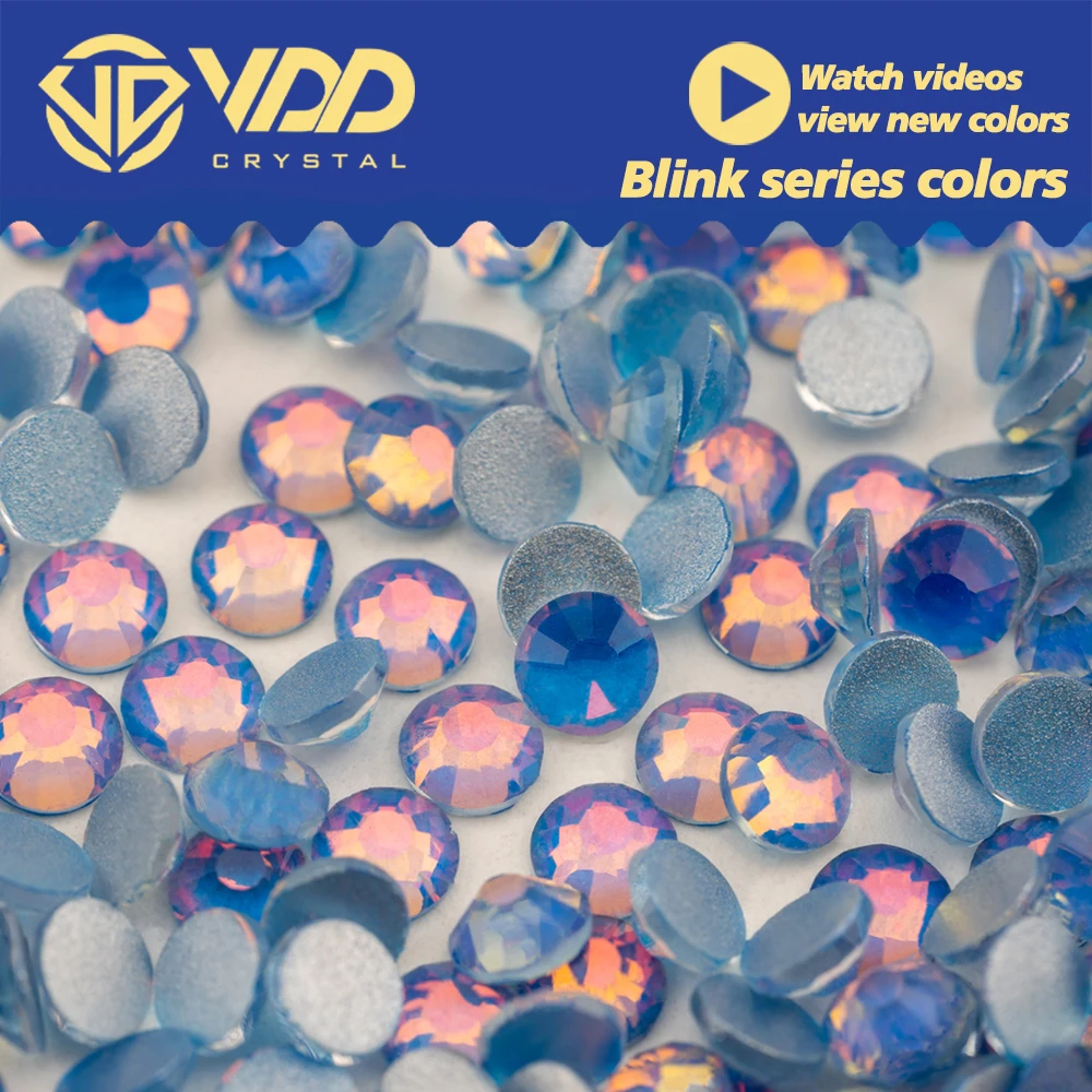 VDD Blink-Ocean Strasssteine, hochwertige Glas-Kristall-Flachsteine für DIY-Nagelkunst-Accessoires – Detail 2