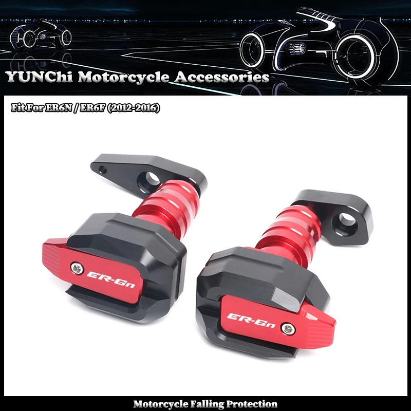 Fit For KAWASAKI ER 6n 6f 6N 6F ER6N ER6F 2012-2016 Motorcycle Falling Protection Frame Slider Fairing Guard Crash Pad Protector