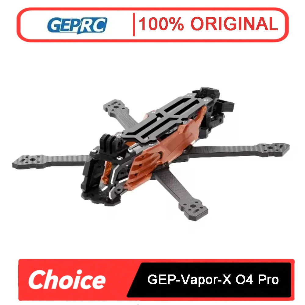 

GEPRC GEP-Vapor-X Рама Подходит Vapor-X 5 6-дюймовый дрон из углеродного волокна RC FPV Квадрокоптер Вертолет Запасные аксессуары Запчасти