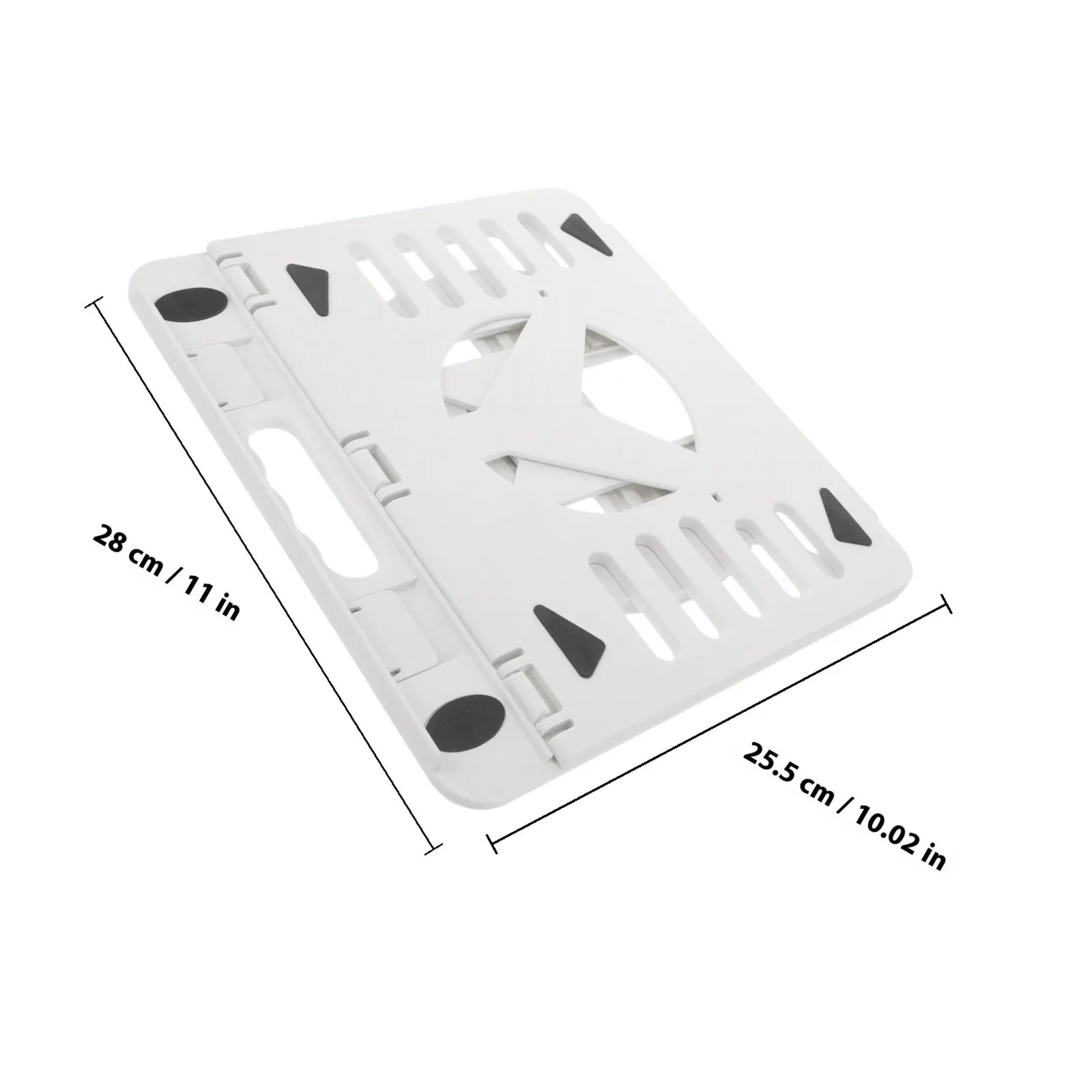 Foldable Laptop Stand Adjustable Plastic Laptop Bracket Stable Heat Dissipation Holder Comfortable Touch for Home Office