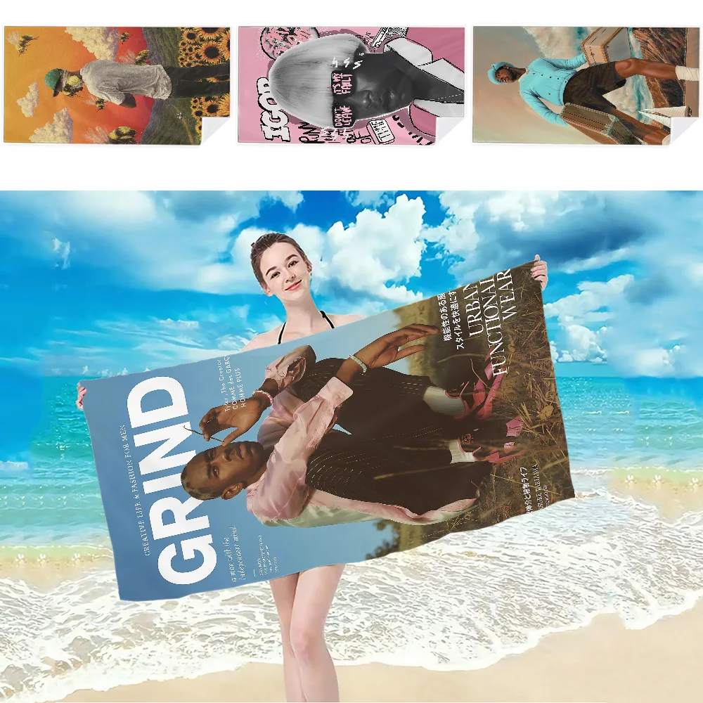 

Rapper Tyler the Creator Towel Towel Absorbent Quick dry Soft Yoga Swimming Resort Mountain Climbing Towel