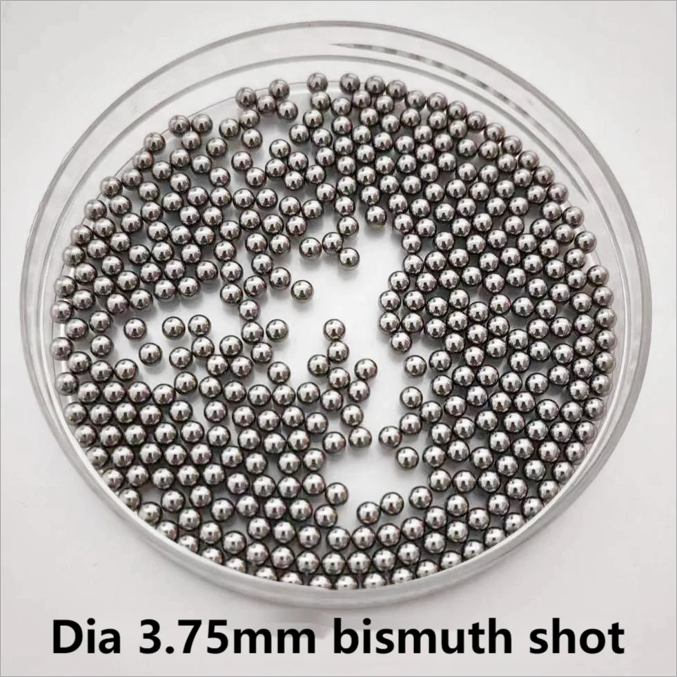 free shipping 2kg BSS ball #2 bismuth shot 3.75mm perfect round bismuth alloy ball 9.6g/cc for hunting reloading