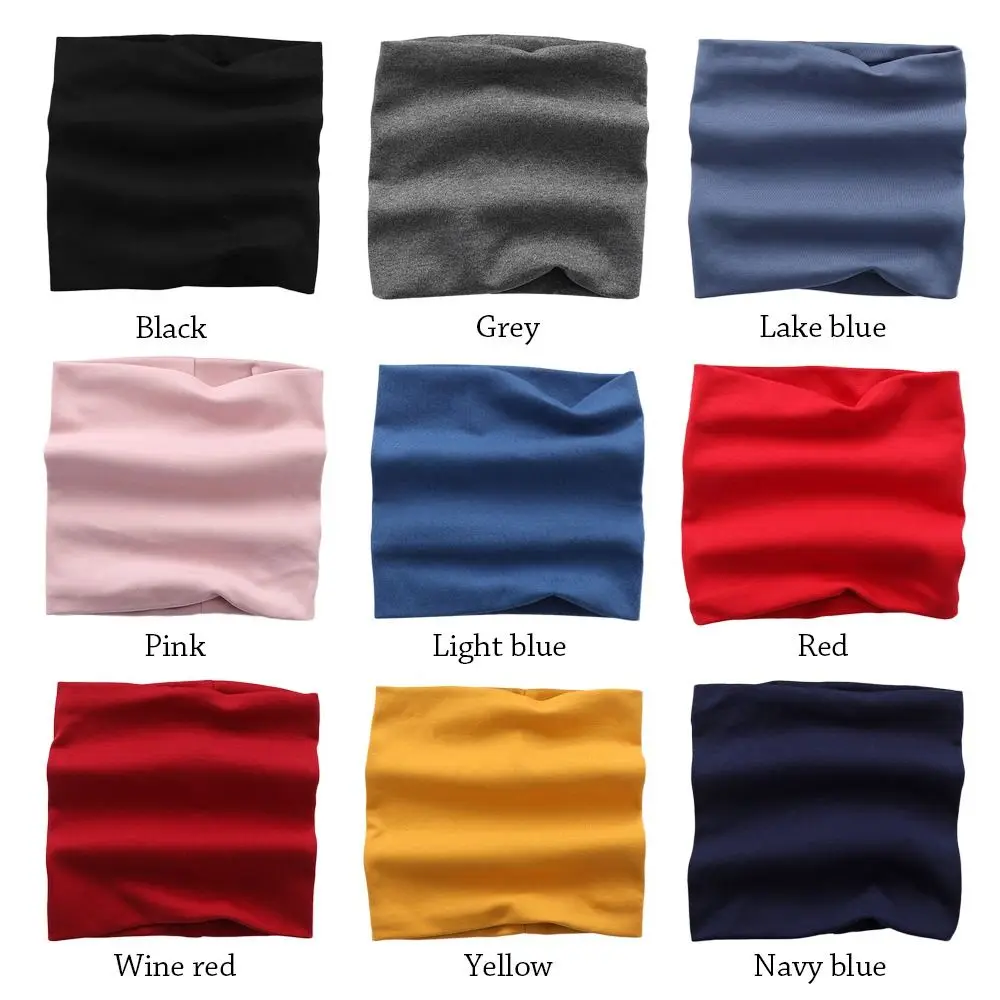 2-12 Years Old Winter Cotton Kids Winter Scarf Elastic Cashmere Knitted Scarves Windproof Soft Neckerchief for Baby Boys Girls