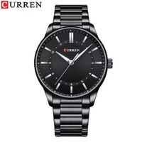 CURREN 8430 Men's Quartz Watch Business Simple Fashion Stainless Steel Strap Wristwatch for Male